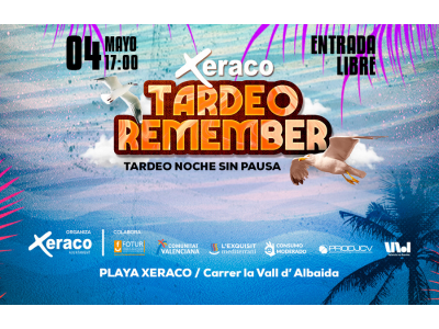 Tardeo Remember, 4 de maig - Platja Xeraco
