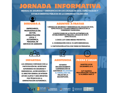 Jornada Informativa Seguretat i Emergències: Millorant l'Experiència en la Comunitat Valenciana